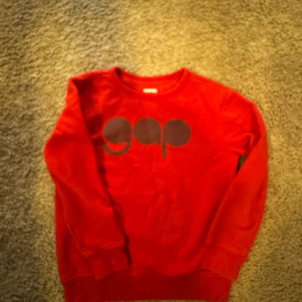 Kids Vibrant Red Crewneck Sweat shirt large